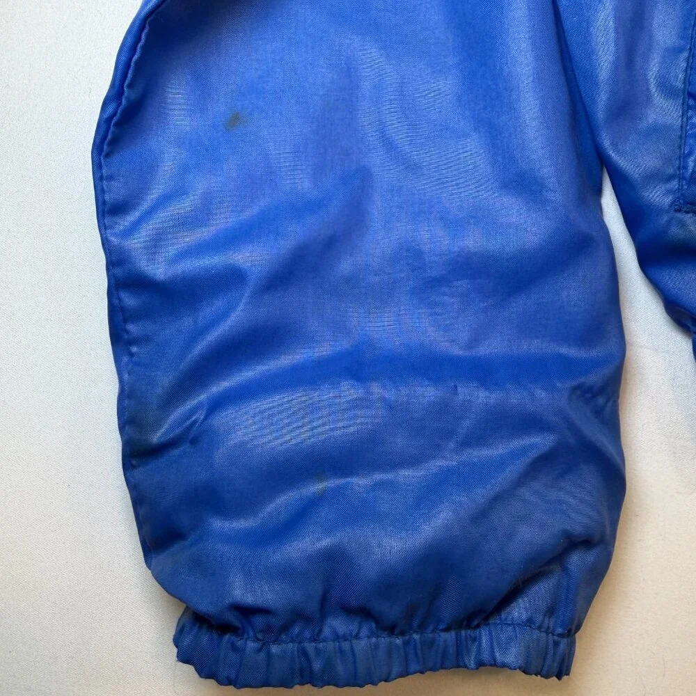 LE TIGRE Bomber Windbreaker Blue Nylon Jacket Boys 6 Vintage